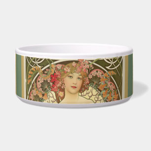 Vintage Coffee Poster Pet Bowl