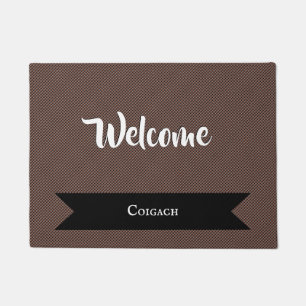 Vintage Coigach Tweed Gun Club Check Doormat