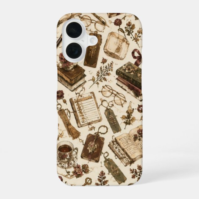 Vintage Collage Phone Case (Back)