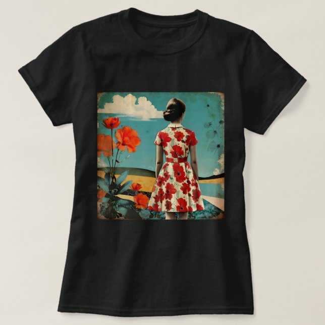 Vintage Collage T-Shirt (Design Front)