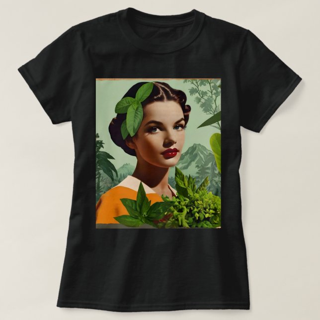 Vintage Collage T-Shirt (Design Front)