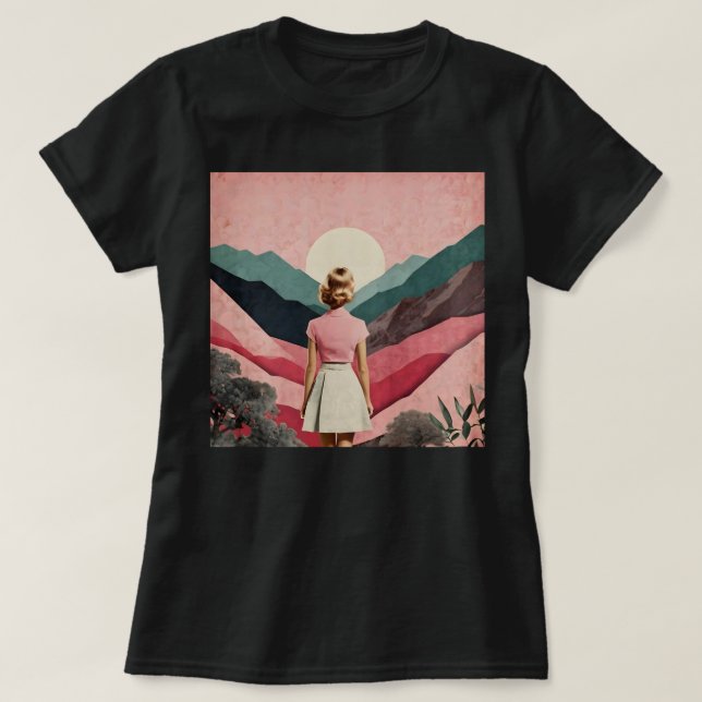 Vintage Collage T-Shirt (Design Front)