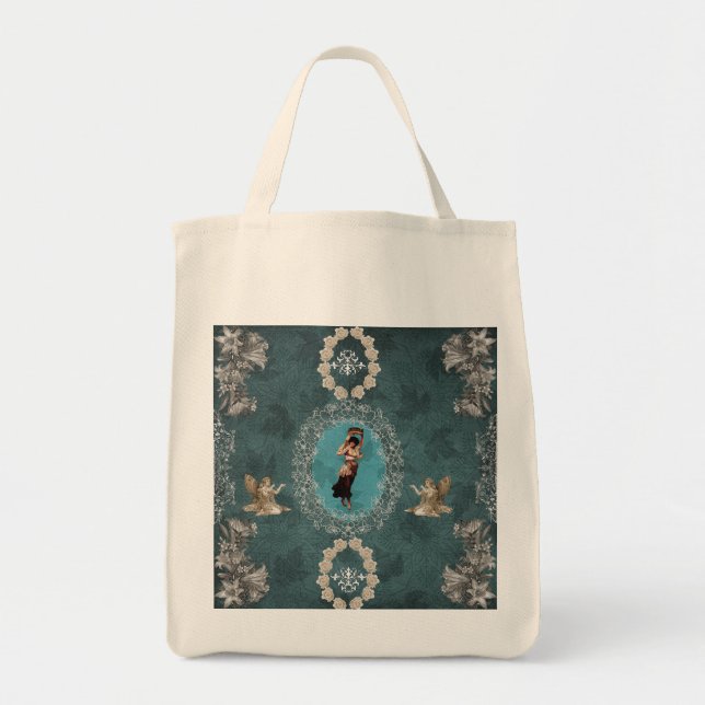 Vintage collage tote bag (Front)