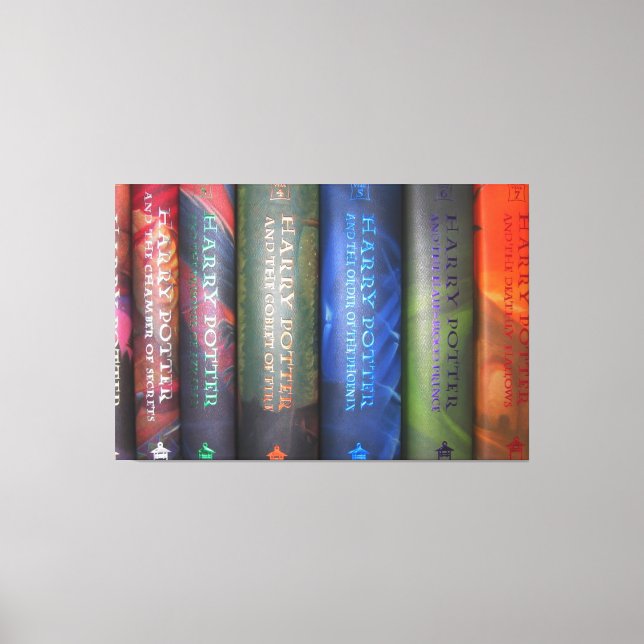 Vintage collection book canvas print (Front)