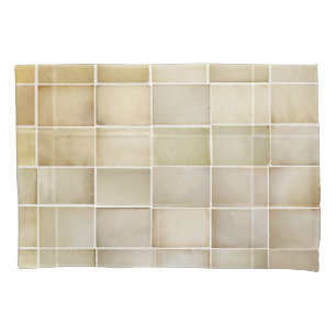 Vintage collection: old paper set. pillowcase