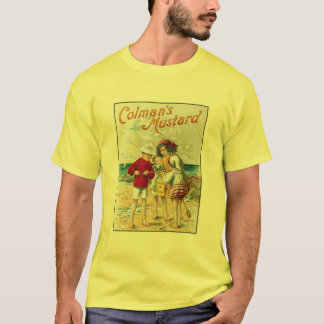 Vintage Colman's Mustard Kids On the Beach Ad T-Shirt