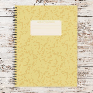 Vintage Color Marble Pattern Speckled Notebook