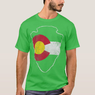 Vintage Colorado Flag Arrowhead T-Shirt