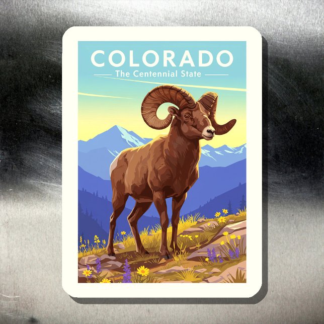 Vintage Colorado Magnet (Creator Uploaded)