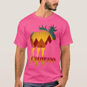 Vintage Colorado Shirt Moose Wildlife Hiking Campi