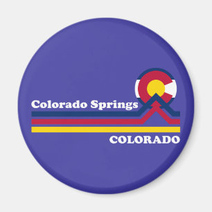 Vintage Colorado Springs Magnet