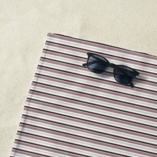 Vintage colors stripes beach towel