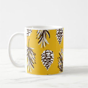 Vintage Colour Autumn Nature Elements Coffee Mug