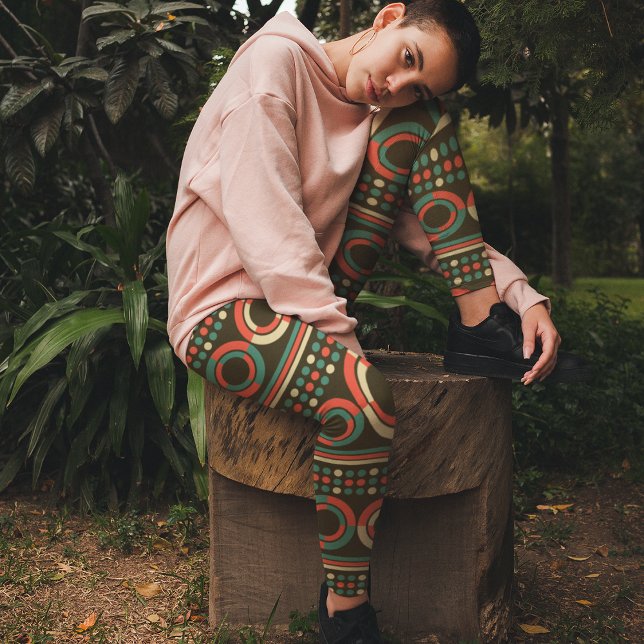 Vintage Colour Circles Leggings (Creator Uploaded)