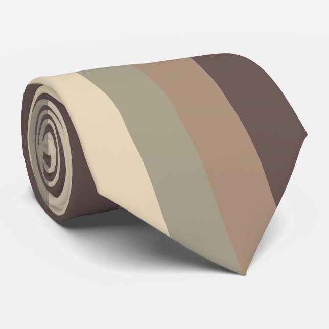 Vintage Colour Palette Tie (Rolled)