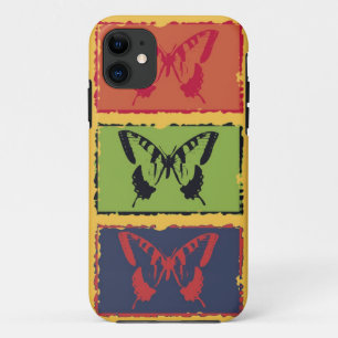 Vintage Colourful Butterfly Fine Art 3 iPhone 11 Case