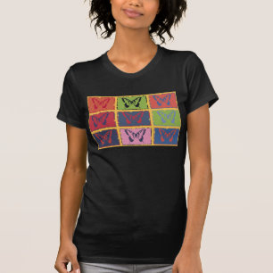 Vintage Colourful Butterfly Fine Art T-Shirt