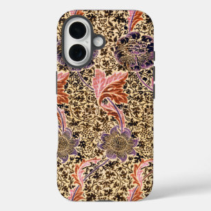 Vintage Colourful Decorative Floral Pattern iPhone 16 Case