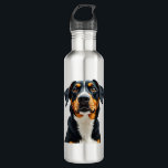 Vintage Colourful Dog Portrait Illustration Retro  710 Ml Water Bottle<br><div class="desc">Vintage Colourful Dog Portrait Illustration Retro Pop Art Pet Design 2</div>