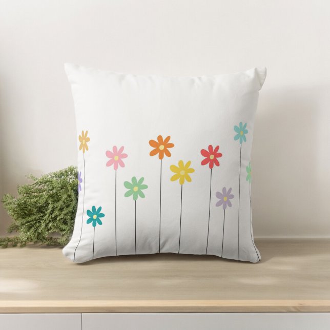 Vintage Colourful Flower Cushion (Creator Uploaded)