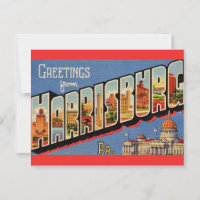 Vintage Colourful Harrisburg PA