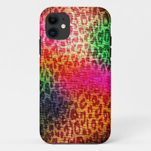 Vintage Colourful Leopard Print Case-Mate iPhone Case