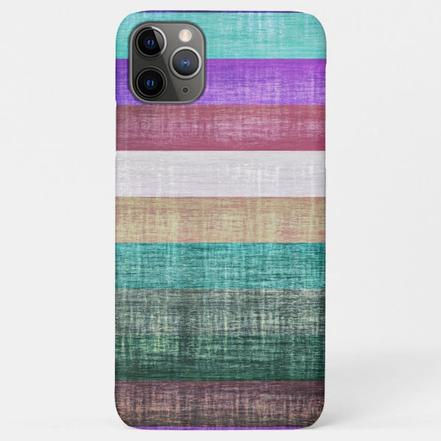 Vintage Colourful Stripes Pattern Case-Mate iPhone Case (Back)