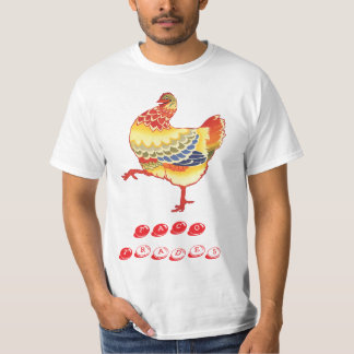 Vintage Colourful TACO Chicken  T-Shirt