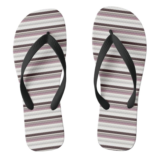 Vintage colours stripes jandals (Footbed)