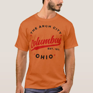 Vintage Columbus Ohio The Arch City Retro USA 1 T-Shirt