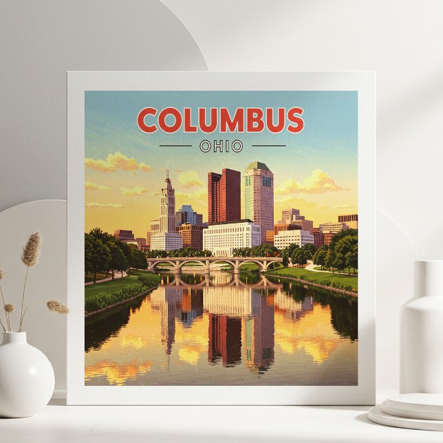 Vintage Columbus Ohio Tile (Creator Uploaded)