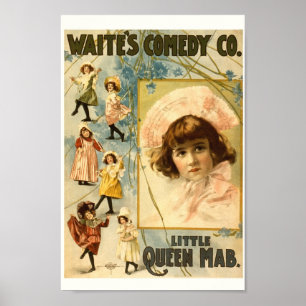 Vintage Comedy Show Advertisement Poster