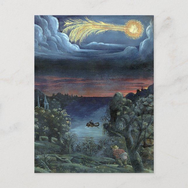 Vintage Comet Book Illustration Miles Postcard (Front)