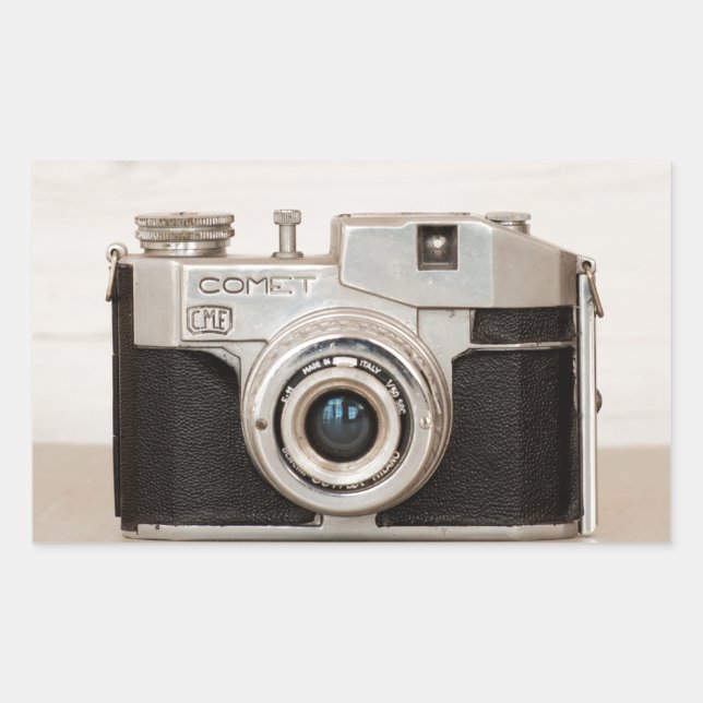 Vintage Comet camera Rectangular Sticker (Front)