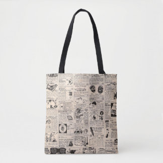 "Vintage Comic Book Classified Ads" Tote Bag