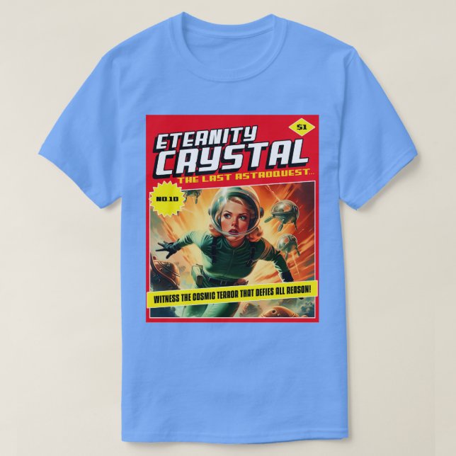 Vintage Comic Book Cover science fiction TShirt (Design Front)