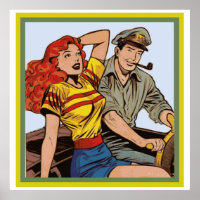 Vintage Comic Couple