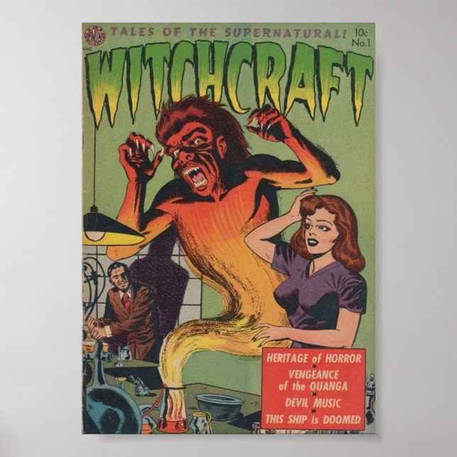 Vintage Comic Cover Poster (Front)