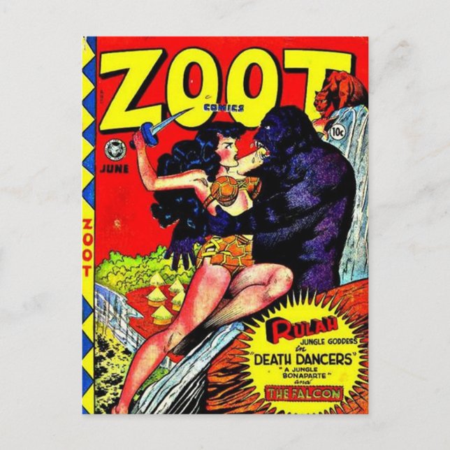 Vintage comic strips - postcard (Front)