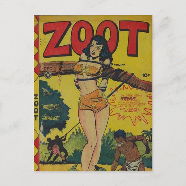 Vintage comic strips - postcard (Front)