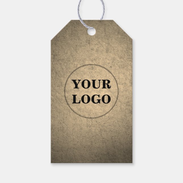 Vintage Company Logo Gift Tags (Front)