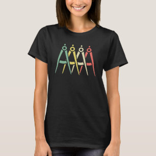 Vintage Compass Architect Retro Architecture Tool T-Shirt