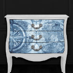 Vintage Compass | Blue Grunge Nautical Sea Chart Tissue Paper<br><div class="desc">#abstractart Antique modern contemporary navy blue grunge abstract nautical chart featuring a compass and globe with butterflies on a water inspired textured background. This hand-painted watercolor and mixed medium gradient adds the perfect pop of colour and personal style. Easy DIY home makeover decor room facelift! #homedecor For customisations or other...</div>