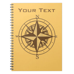 Vintage Compass Notebook