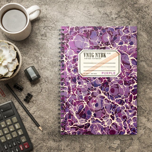 Vintage Composition Book Purple VNTG NTBK (Creator Uploaded)