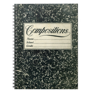 Vintage Compositions Spiral Notebook
