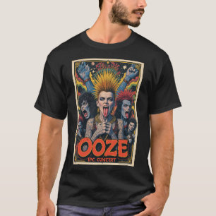 Vintage Concert Clothing Graphic Design Ooze T-Shirt
