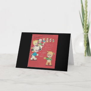 Vintage Congratulations From All Card