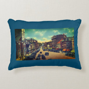 Vintage Congress Street, Portsmouth, NH Photo Decorative Cushion