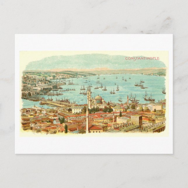 Vintage Constantinople Postcard (Front)